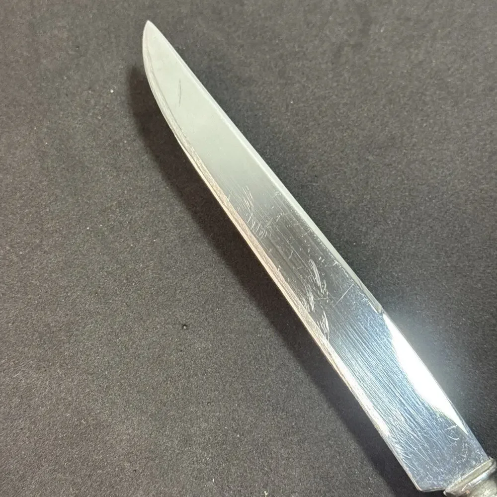 Priscilla Alden by Watson Sterling Silver Steak Carving Set 2pc Knife 10 1/4